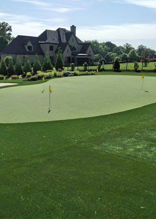 synthetic turf concepts putting green in north carolina